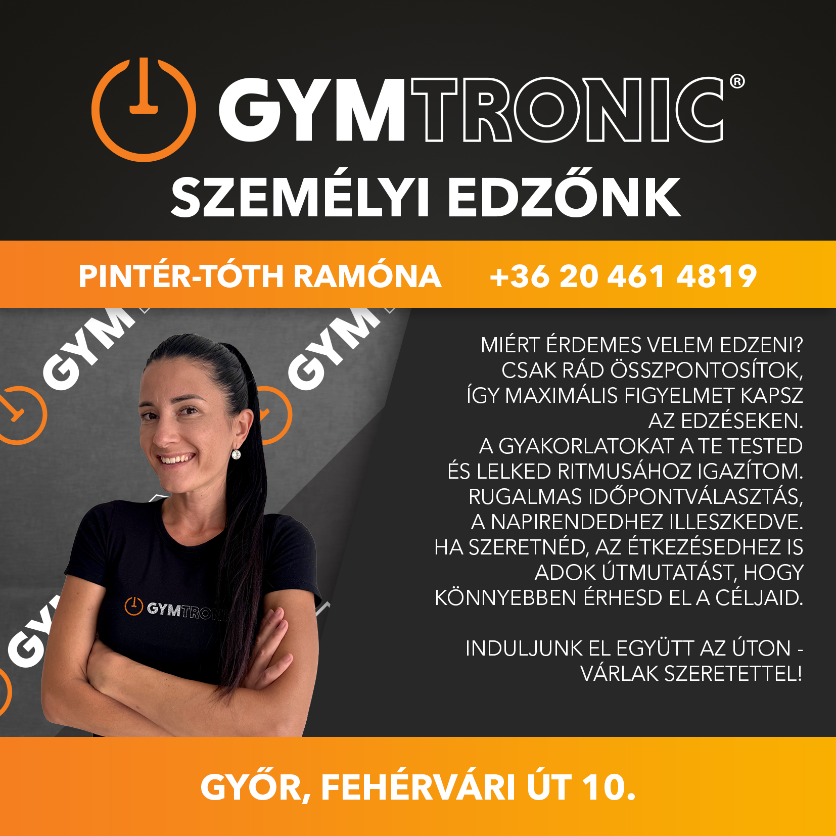 GYMtronic Győr - Pintér-Tóth Ramóna személyi edző