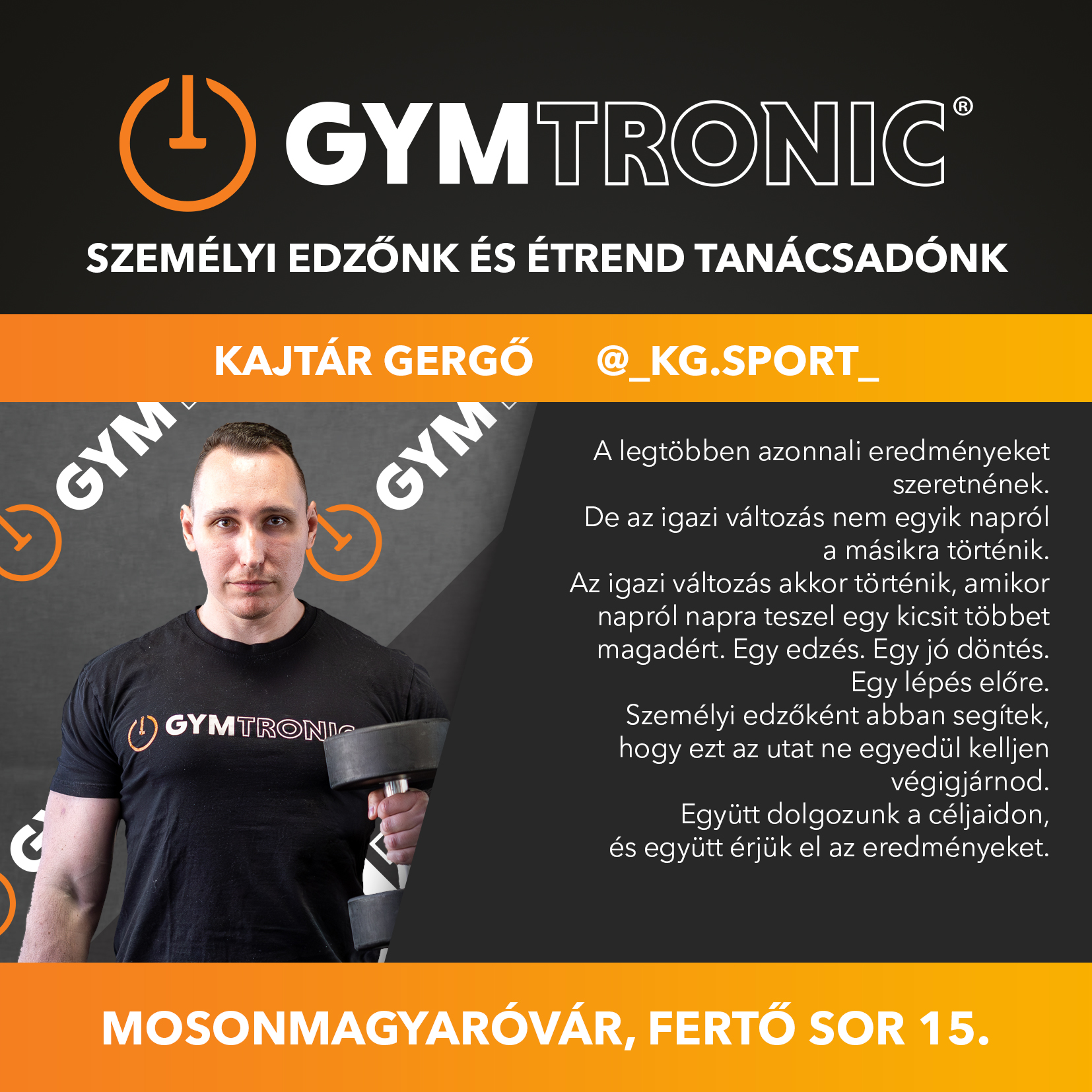 Kajtár Gergő GYMtronic Mosonmagyaróvár